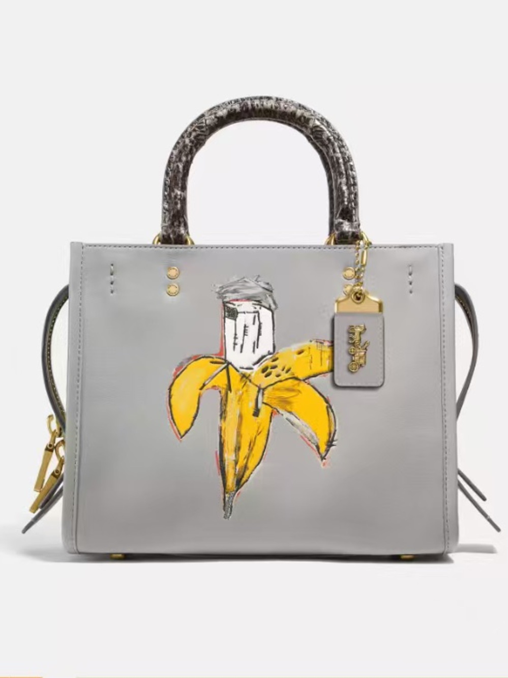 Coach X Jean-Michel Basquiat Rogue Bag 25 With Snakeskin Detail 6888 - Picture 15 of 16